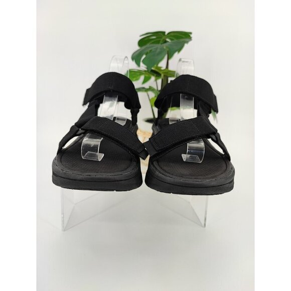 Skechers Men's Sport D’lux Walker Black Sandals Size 8 US - Picture 2 of 9